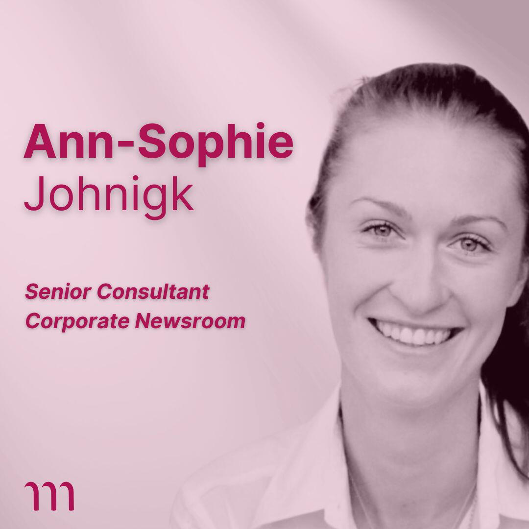 Ann-Sophie Johnigk Mediamoss Newsroom Ann-Sophie Johnigk Team Mediamoss Newsroom